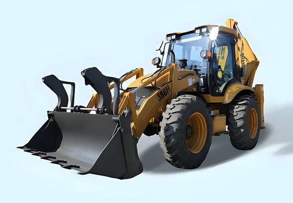 Экскаватор-погрузчик Shanmon 388H, комплектация 1