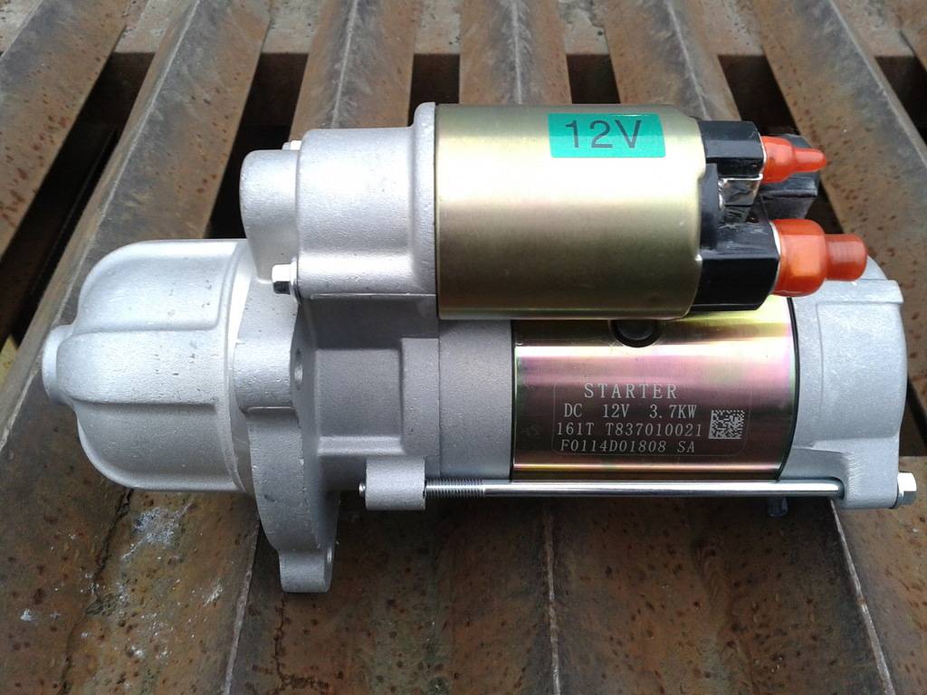 Стартер Т837010021 (3.7KW,12V) трактора LOVOL FT824, TB904